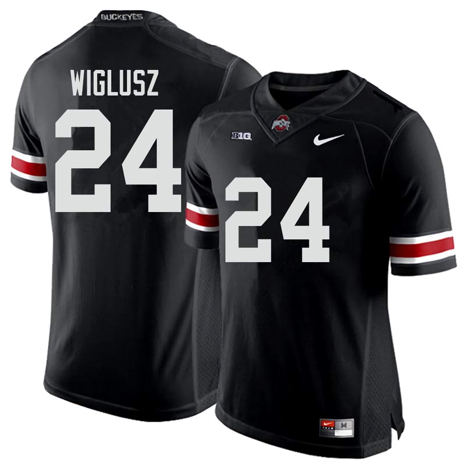 Sam Wiglusz Ohio State Buckeyes Men's NCAA #24 Nike Black College Stitched Football Jersey CBH6856OK